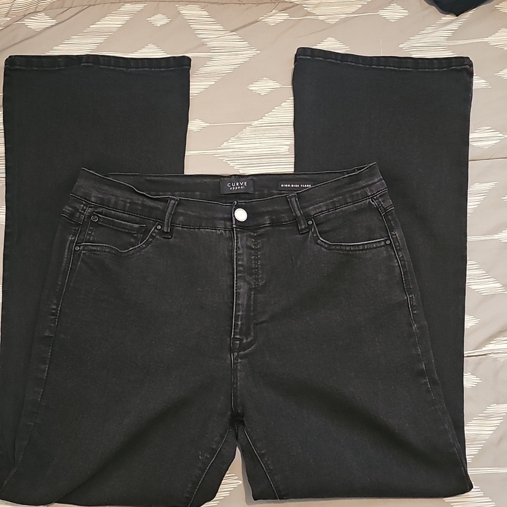 Curve Appeal Boot Cut Jeans -regular Length